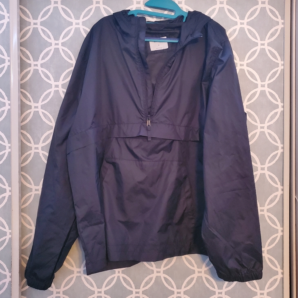 Black windbreaker old navy